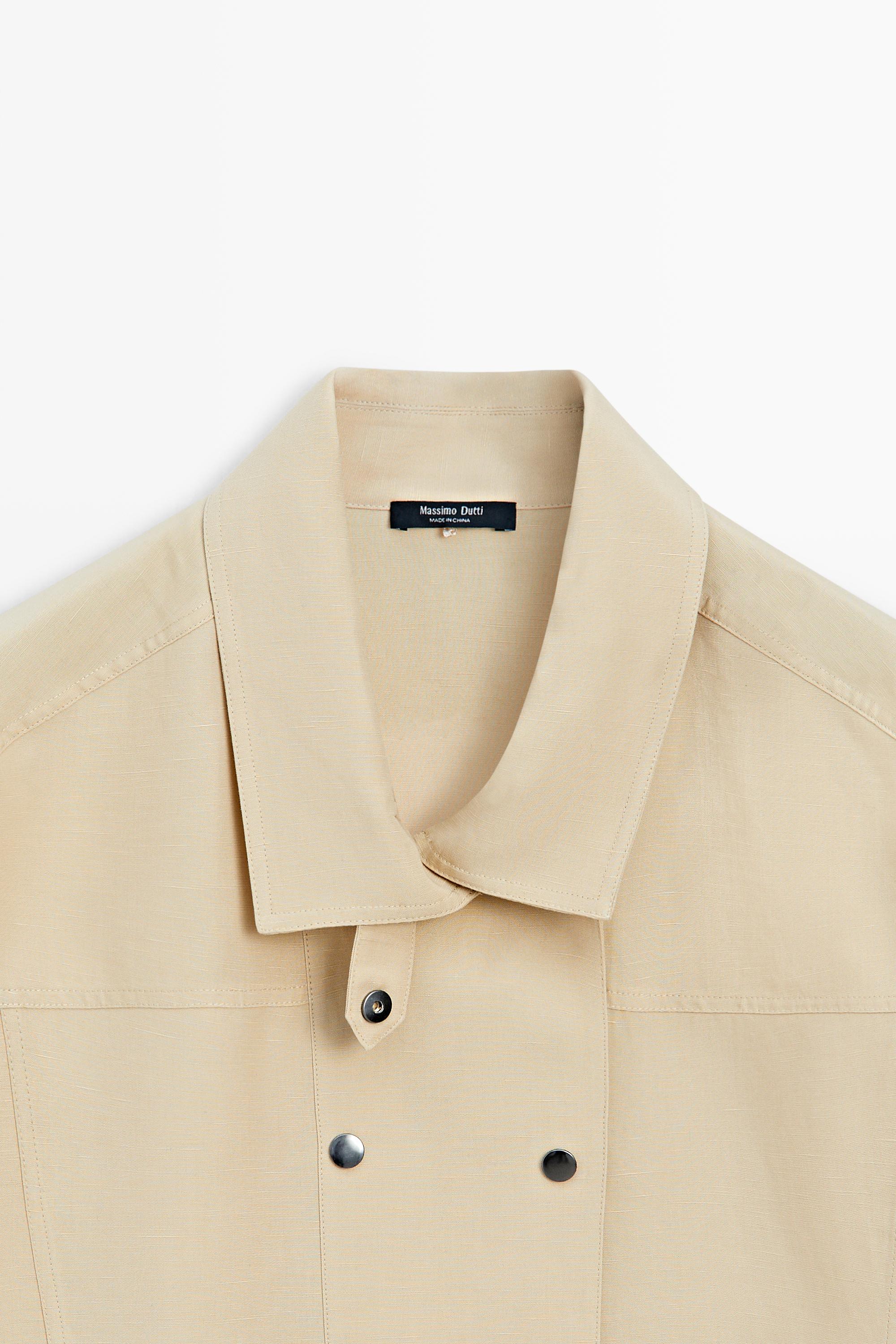 Chemise manches courtes boutons-pression